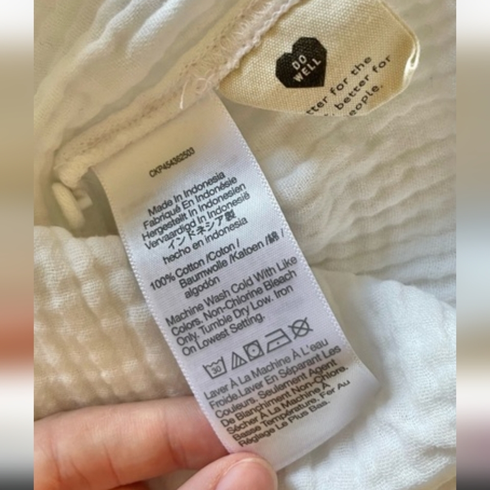 Madewell White Harlow Square Neck Top - Picture 9 of 9